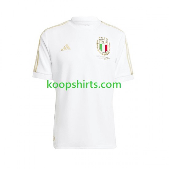 Italië Thuis Tenue Heren Voetbalshirts 2023 Anniversary Korte Mouwen Italië Thuis Tenue Heren Voetbalshirts 2023 Anniversary Korte Mouwen