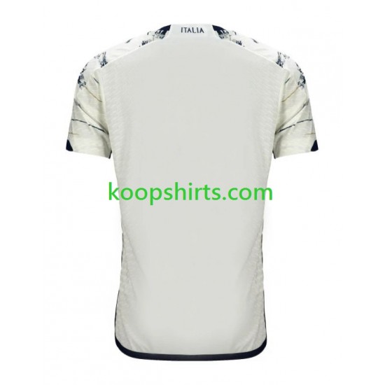 Italië Uit Tenue Heren Voetbalshirts 2023 Korte Mouwen