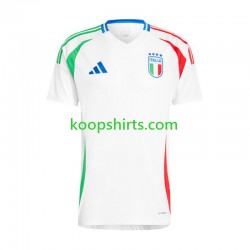 EK 2024 Italië Uit Tenue Heren Voetbalshirts Korte Mouwen