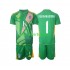 EK 2024 Italië Doelman Uit Tenue Kinder Voetbalshirts Donnarumma 1 Korte Mouwen