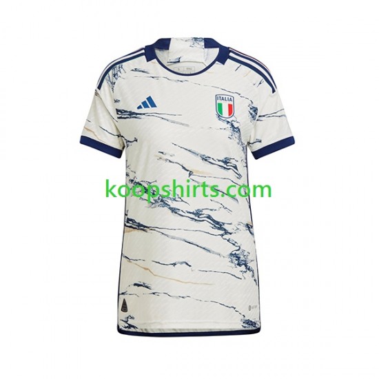 Italië Uit Tenue Dames Voetbalshirts 2023 Korte Mouwen Italië Uit Tenue Dames Voetbalshirts 2023 Korte Mouwen