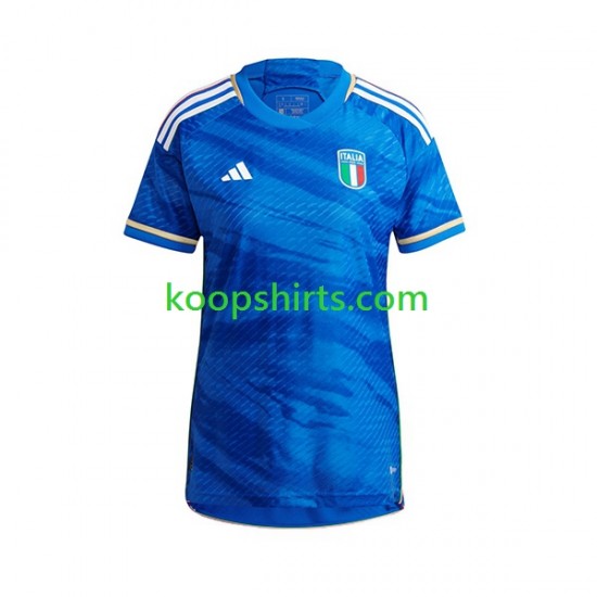 Italië Thuis Tenue Dames Voetbalshirts 2023 Korte Mouwen Italië Thuis Tenue Dames Voetbalshirts 2023 Korte Mouwen