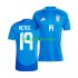 Italië Thuis Tenue Heren Voetbalshirts Mateo Retegui 19 2024 Korte Mouwen