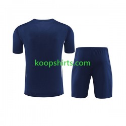 Italië Marineblauw Voetbal training shirt en shorts 2023-2024