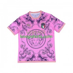 Italië Roze Tenue Heren Voetbalshirts Versace 2023-2024 Korte Mouwen