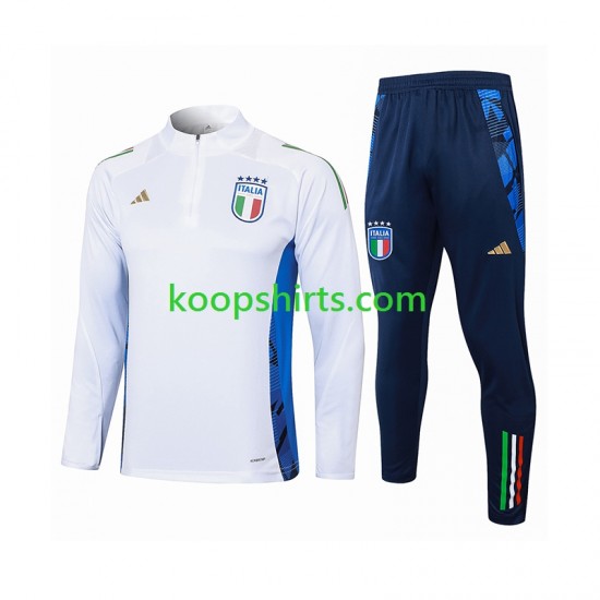 Italië Wit Sweatshirts Pak 2024 Italië Wit Sweatshirts Pak 2024