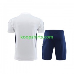 Italië Wit Voetbal training shirt en shorts 2023-2024