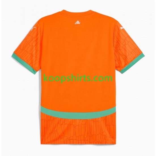 Ivoorkust Thuis Tenue Heren Voetbalshirts 2025 Korte Mouwen