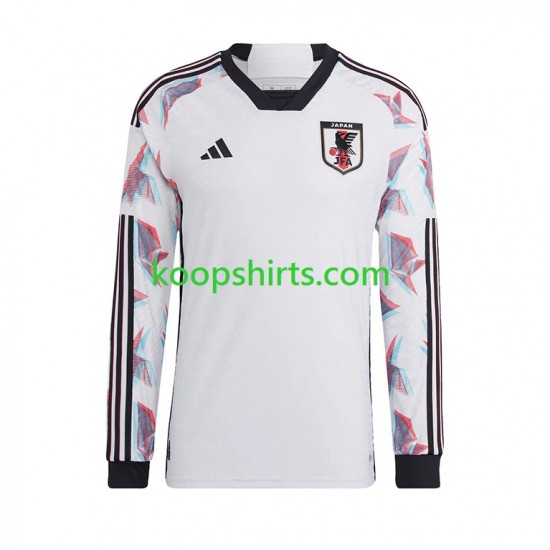 WK 2022 Japan Uit Tenue Heren Voetbalshirts Lange Mouwen WK 2022 Japan Uit Tenue Heren Voetbalshirts Lange Mouwen