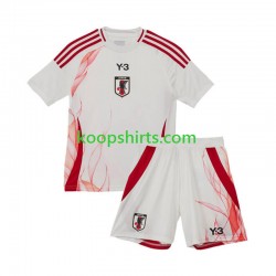 Japan Uit Tenue Kinder Voetbalshirts 2024 Korte Mouwen
