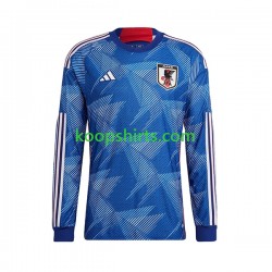 WK 2022 Japan Thuis Tenue Heren Voetbalshirts Lange Mouwen
