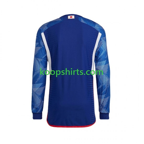 WK 2022 Japan Thuis Tenue Heren Voetbalshirts Lange Mouwen