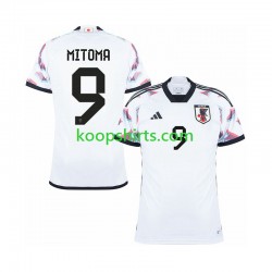WK 2022 Japan Uit Tenue Heren Voetbalshirts MITOMA 9 Korte Mouwen