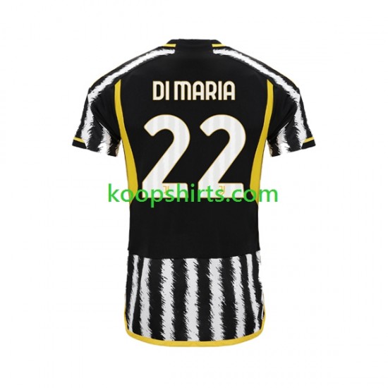 Juventus Thuis Tenue Heren Voetbalshirts Angel Di Maria 22 2023-2024 Korte Mouwen Juventus Thuis Tenue Heren Voetbalshirts Angel Di Maria 22 2023-2024 Korte Mouwen