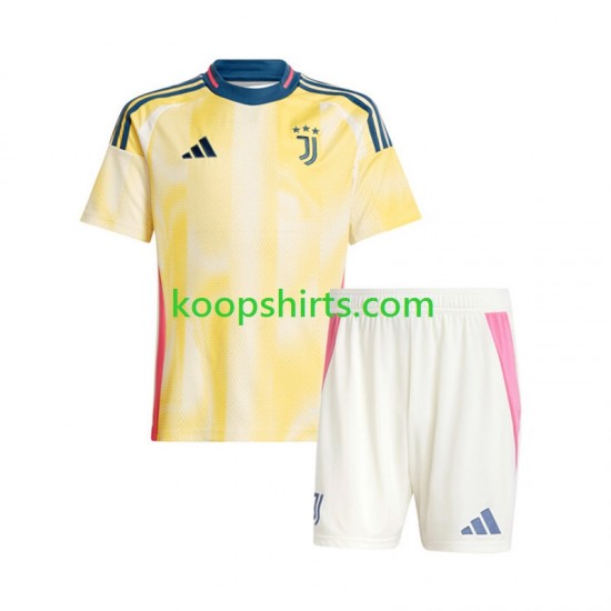 Juventus Uit Tenue Kinder Voetbalshirts 2024-2025 Korte Mouwen Juventus Uit Tenue Kinder Voetbalshirts 2024-2025 Korte Mouwen
