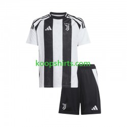 Juventus Thuis Tenue Kinder Voetbalshirts 2024-2025 Korte Mouwen
