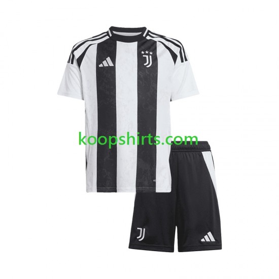 Juventus Thuis Tenue Kinder Voetbalshirts 2024-2025 Korte Mouwen Juventus Thuis Tenue Kinder Voetbalshirts 2024-2025 Korte Mouwen