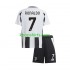 Juventus Thuis Tenue Kinder Voetbalshirts Cristiano Ronaldo 7 2024-2025 Korte Mouwen