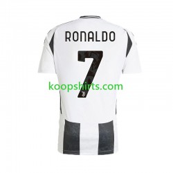 Juventus Thuis Tenue Heren Voetbalshirts Cristiano Ronaldo 7 2024-2025 Korte Mouwen