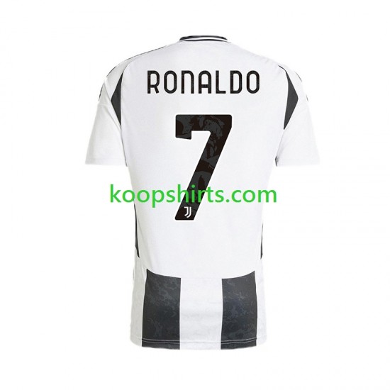 Juventus Thuis Tenue Heren Voetbalshirts Cristiano Ronaldo 7 2024-2025 Korte Mouwen Juventus Thuis Tenue Heren Voetbalshirts Cristiano Ronaldo 7 2024-2025 Korte Mouwen