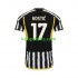 Juventus Thuis Tenue Heren Voetbalshirts Filip Kostic 17 2023-2024 Korte Mouwen