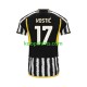 Juventus Thuis Tenue Heren Voetbalshirts Filip Kostic 17 2023-2024 Korte Mouwen Juventus Thuis Tenue Heren Voetbalshirts Filip Kostic 17 2023-2024 Korte Mouwen