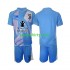 Juventus Doelman Thuis Blauw Tenue Kinder Voetbalshirts 2024-2025 Korte Mouwen