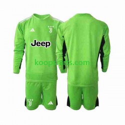 Juventus Doelman Derde Tenue Kinder Voetbalshirts 2023-2024 Lange Mouwen