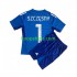 Juventus Doelman Thuis Tenue Kinder Voetbalshirts Wojciech Szczesny 1 2023-2024 Korte Mouwen