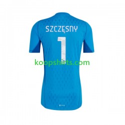 Juventus Doelman Thuis Tenue Heren Voetbalshirts Wojciech Szczesny 1 2023-2024 Korte Mouwen