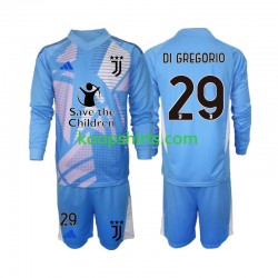 Juventus Doelman Vierde Tenue Kinder Voetbalshirts Michele Di Gregorio 29 2024-2025 Lange Mouwen