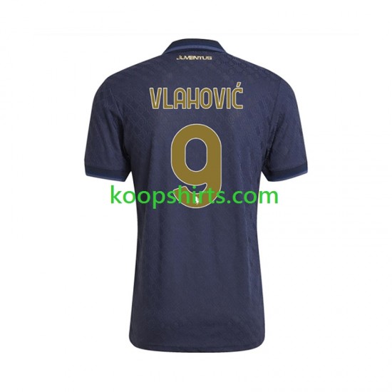 Juventus Derde Tenue Heren Voetbalshirts Vlahovic 9 2024-2025 Korte Mouwen Juventus Derde Tenue Heren Voetbalshirts Vlahovic 9 2024-2025 Korte Mouwen