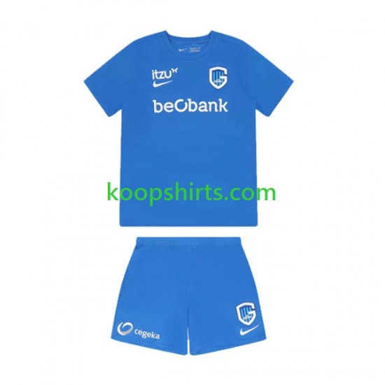 KRC Genk Thuis Tenue Kinder Voetbalshirts 2022-2023 Korte Mouwen KRC Genk Thuis Tenue Kinder Voetbalshirts 2022-2023 Korte Mouwen