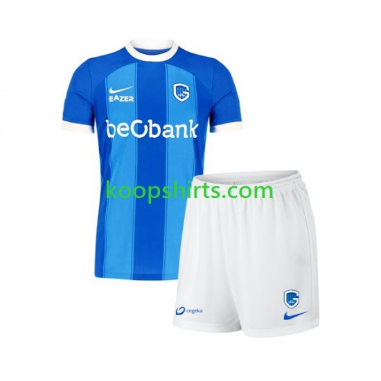 KRC Genk Thuis Tenue Kinder Voetbalshirts 2023-2024 Korte Mouwen KRC Genk Thuis Tenue Kinder Voetbalshirts 2023-2024 Korte Mouwen