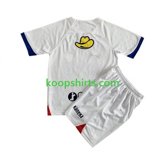 Kashima Antlers Uit Tenue Kinder Voetbalshirts 2023 Korte Mouwen