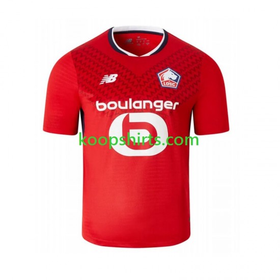 LOSC Lille Thuis Tenue Heren Voetbalshirts 2024-2025 Korte Mouwen LOSC Lille Thuis Tenue Heren Voetbalshirts 2024-2025 Korte Mouwen