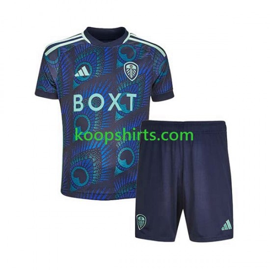 Leeds United Uit Tenue Kinder Voetbalshirts 2023-2024 Korte Mouwen Leeds United Uit Tenue Kinder Voetbalshirts 2023-2024 Korte Mouwen
