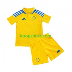 Leeds United Uit Tenue Kinder Voetbalshirts 2024-2025 Korte Mouwen