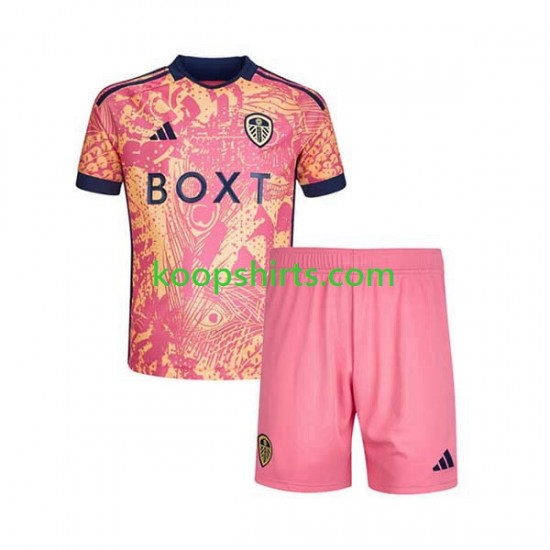 Leeds United Derde Tenue Kinder Voetbalshirts 2023-2024 Korte Mouwen Leeds United Derde Tenue Kinder Voetbalshirts 2023-2024 Korte Mouwen