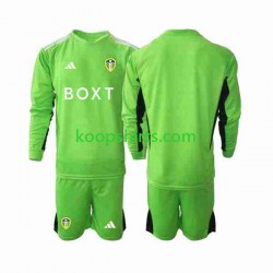 Leeds United Doelman Thuis Tenue Kinder Voetbalshirts 2023-2024 Lange Mouwen
