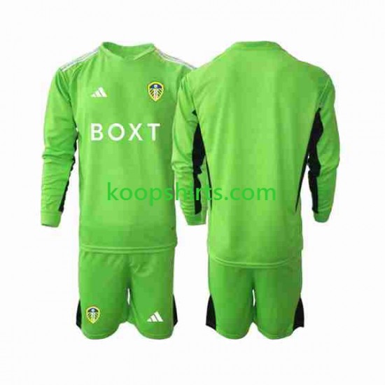 Leeds United Doelman Thuis Tenue Kinder Voetbalshirts 2023-2024 Lange Mouwen Leeds United Doelman Thuis Tenue Kinder Voetbalshirts 2023-2024 Lange Mouwen