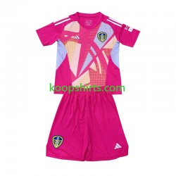 Leeds United Doelman Derde Tenue Kinder Voetbalshirts 2024-2025 Korte Mouwen