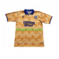 Leeds United Retro Uit Tenue Heren Voetbalshirts 1991-1992 Korte Mouwen