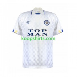 Leeds United Retro Thuis Tenue Heren Voetbalshirts 1989-1990 Korte Mouwen