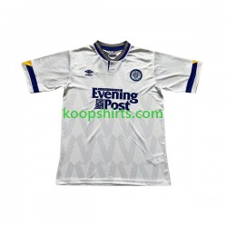 Leeds United Retro Thuis Tenue Heren Voetbalshirts 1991-1992 Korte Mouwen