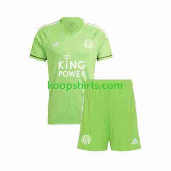 Leicester City Doelman Uit Tenue Kinder Voetbalshirts 2023-2024 Korte Mouwen Leicester City Doelman Uit Tenue Kinder Voetbalshirts 2023-2024 Korte Mouwen