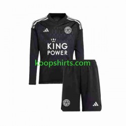 Leicester City Doelman Derde Tenue Kinder Voetbalshirts 2023-2024 Lange Mouwen