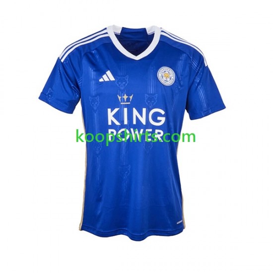 Leicester City Thuis Tenue Heren Voetbalshirts 2023-2024 Korte Mouwen Leicester City Thuis Tenue Heren Voetbalshirts 2023-2024 Korte Mouwen