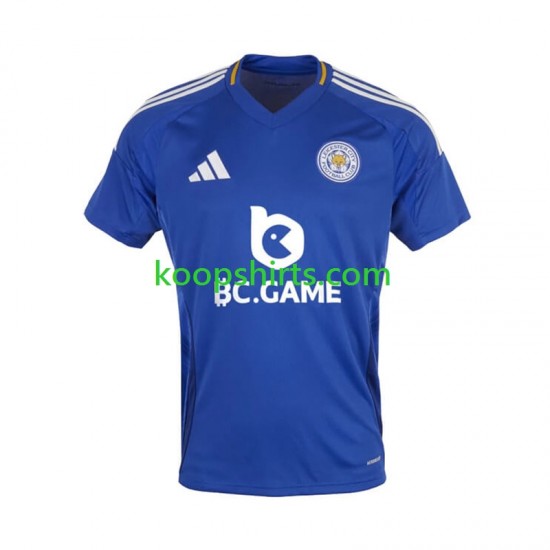 Leicester City Thuis Tenue Heren Voetbalshirts 2024-2025 Korte Mouwen Leicester City Thuis Tenue Heren Voetbalshirts 2024-2025 Korte Mouwen