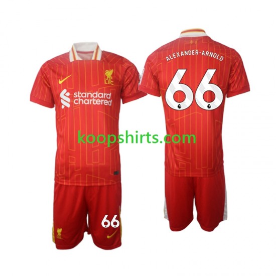 Liverpool Thuis Tenue Kinder Voetbalshirts Alexander-Arnold 66 2024-2025 Korte Mouwen Liverpool Thuis Tenue Kinder Voetbalshirts Alexander-Arnold 66 2024-2025 Korte Mouwen